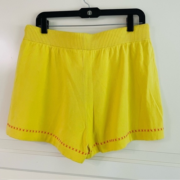 New! Figue elina yellow tassel tie shorts gines nwt 30128 - Picture 2 of 5